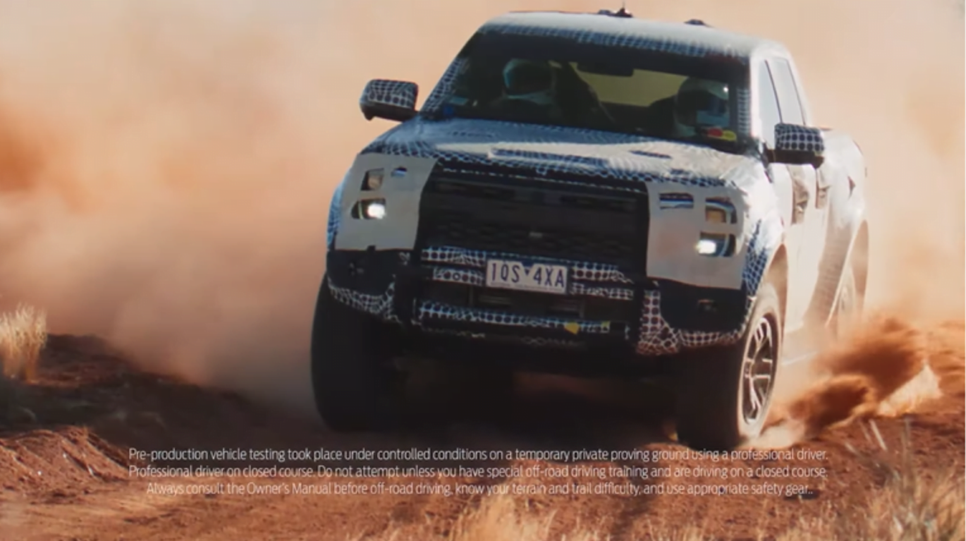 Hardcore! Nova Ford Ranger Raptor será anunciada no final de fevereiro
