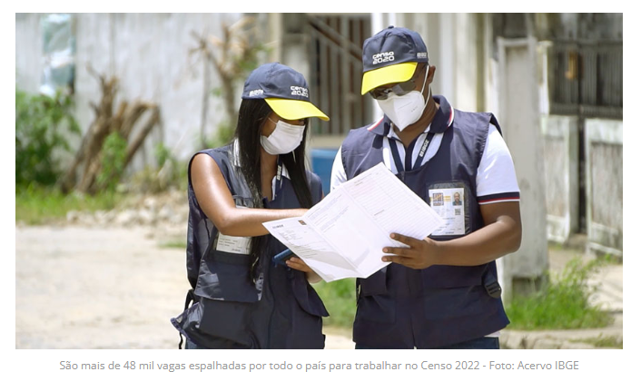 IBGE oferta 24 vagas de recenseador em Mariana (MG)