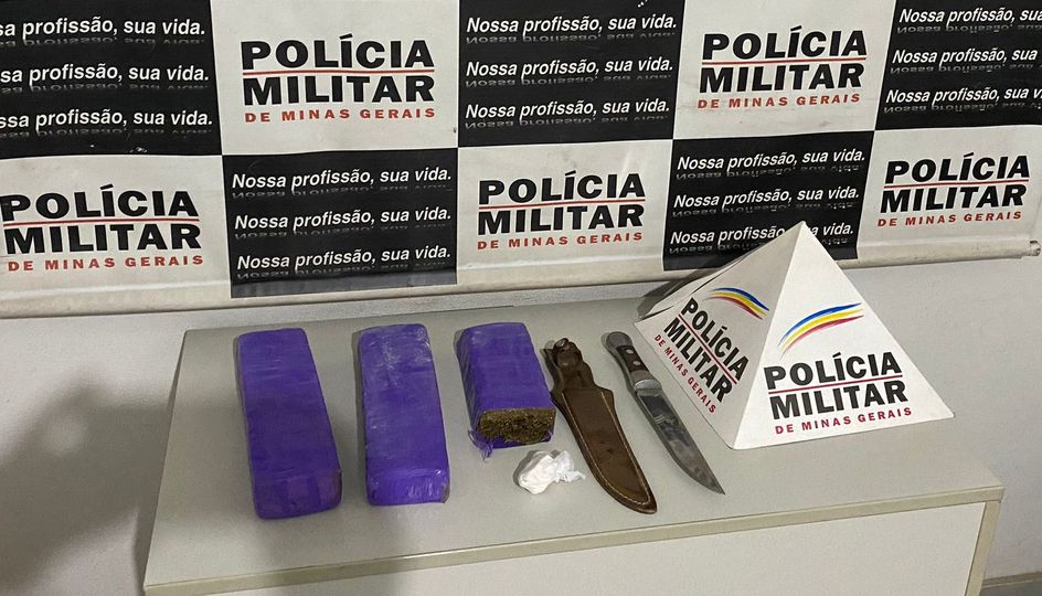 Polícia Militar prende em flagrante suspeito de tráfico na zona rural de Mariana (MG)