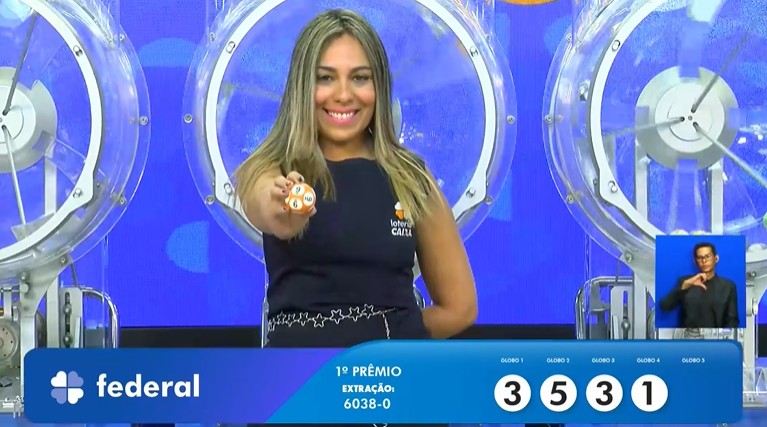 Resultado da Loteria Federal 6038 de hoje, sábado (31/01/26)
