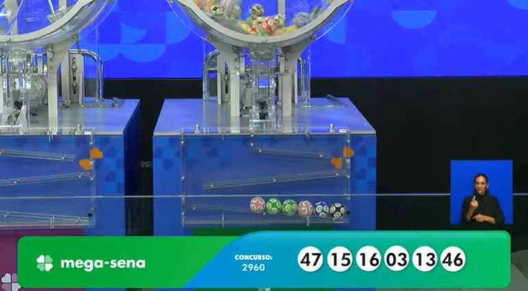 R$ 35 milhões hoje: Resultado da Mega-Sena 2960 de quarta-feira (15/01/26)
