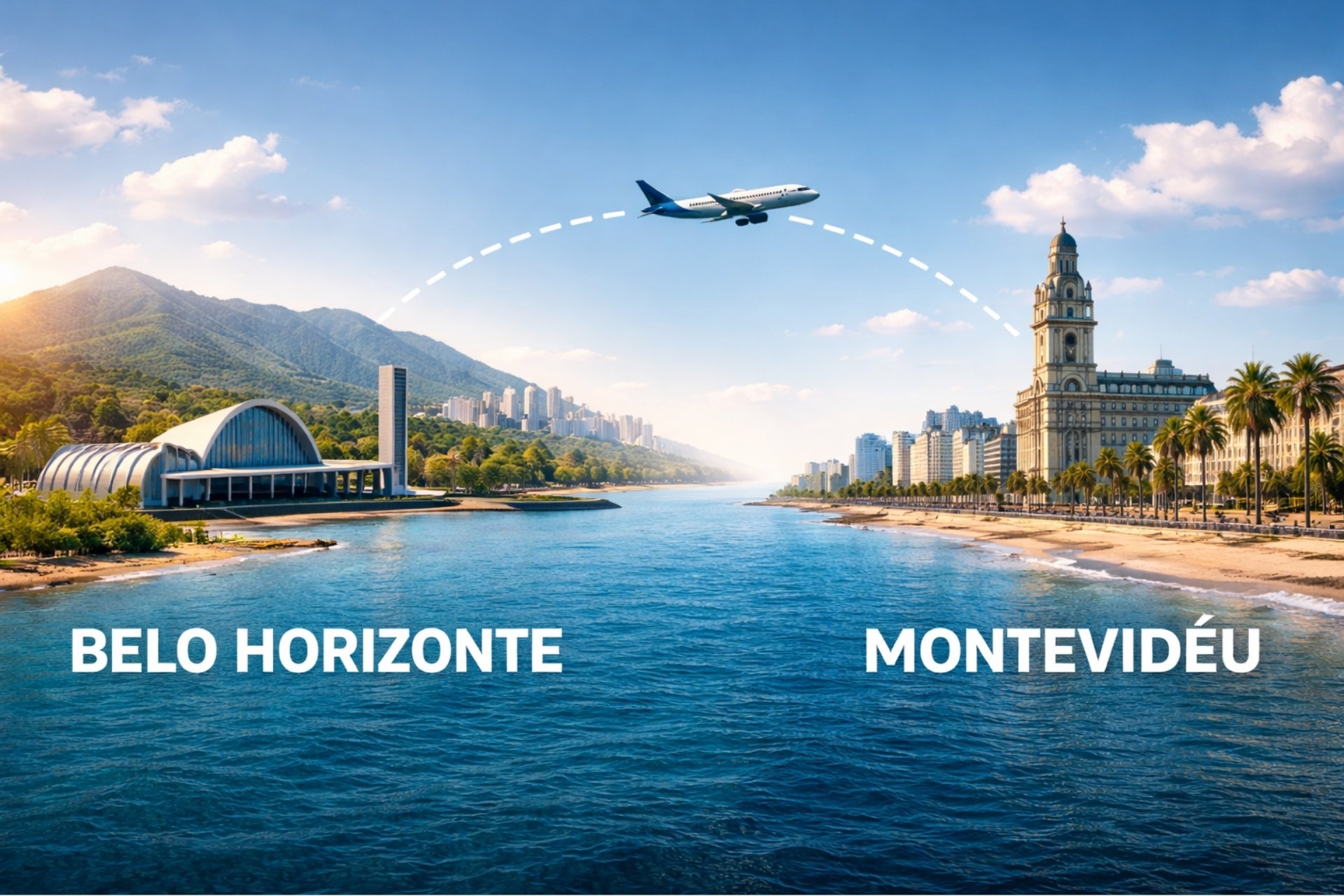Azul vai começar voos diretos de Belo Horizonte para Montevidéu a partir de março