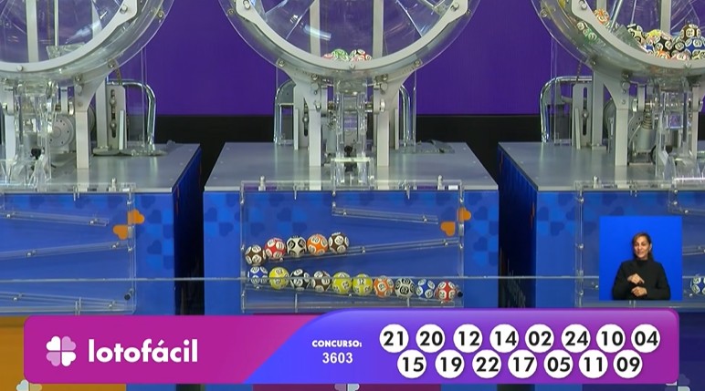 Loterias: Resultado da Lotofácil 3603 de hoje, segunda-feira (2 de fevereiro)