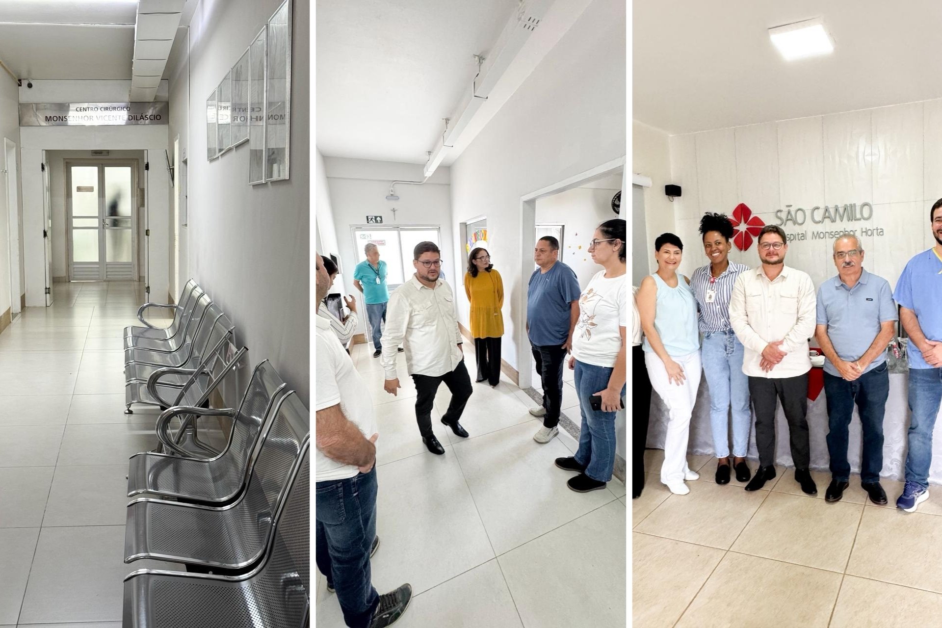 Câmara de Mariana realiza visita técnica ao Hospital Monsenhor Horta e acompanha avanços para implantação da UTI