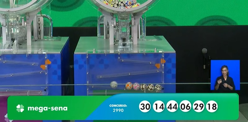 Resultado da Mega-Sena 2990 de hoje, sábado (28/03/2026)
