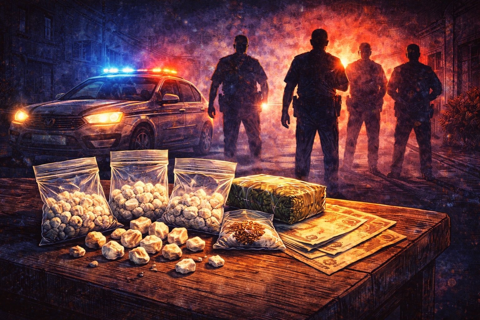 PM prende suspeito de tráfico com 67 pedras de crack e maconha