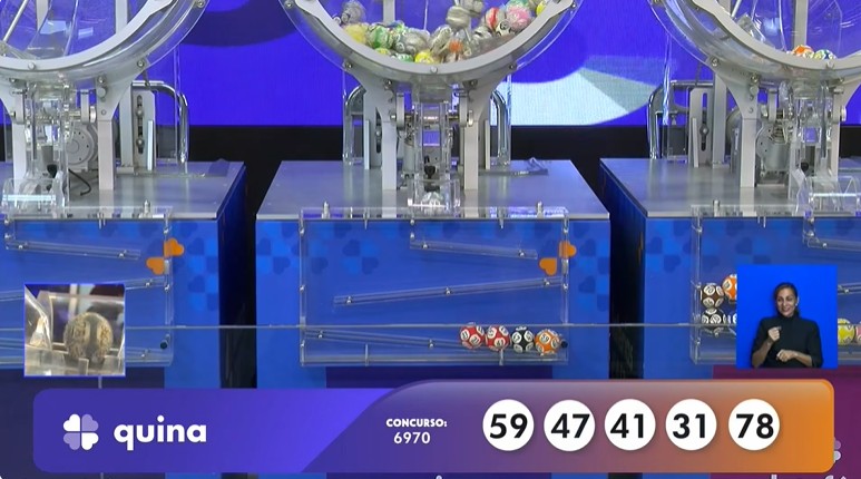 Resultado da Quina 6970 de hoje, sábado (07/03/26)