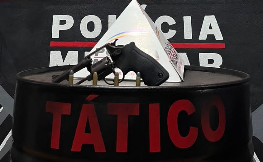 Polícia Militar prende homem por posse ilegal de revólver calibre .38 em Mariana