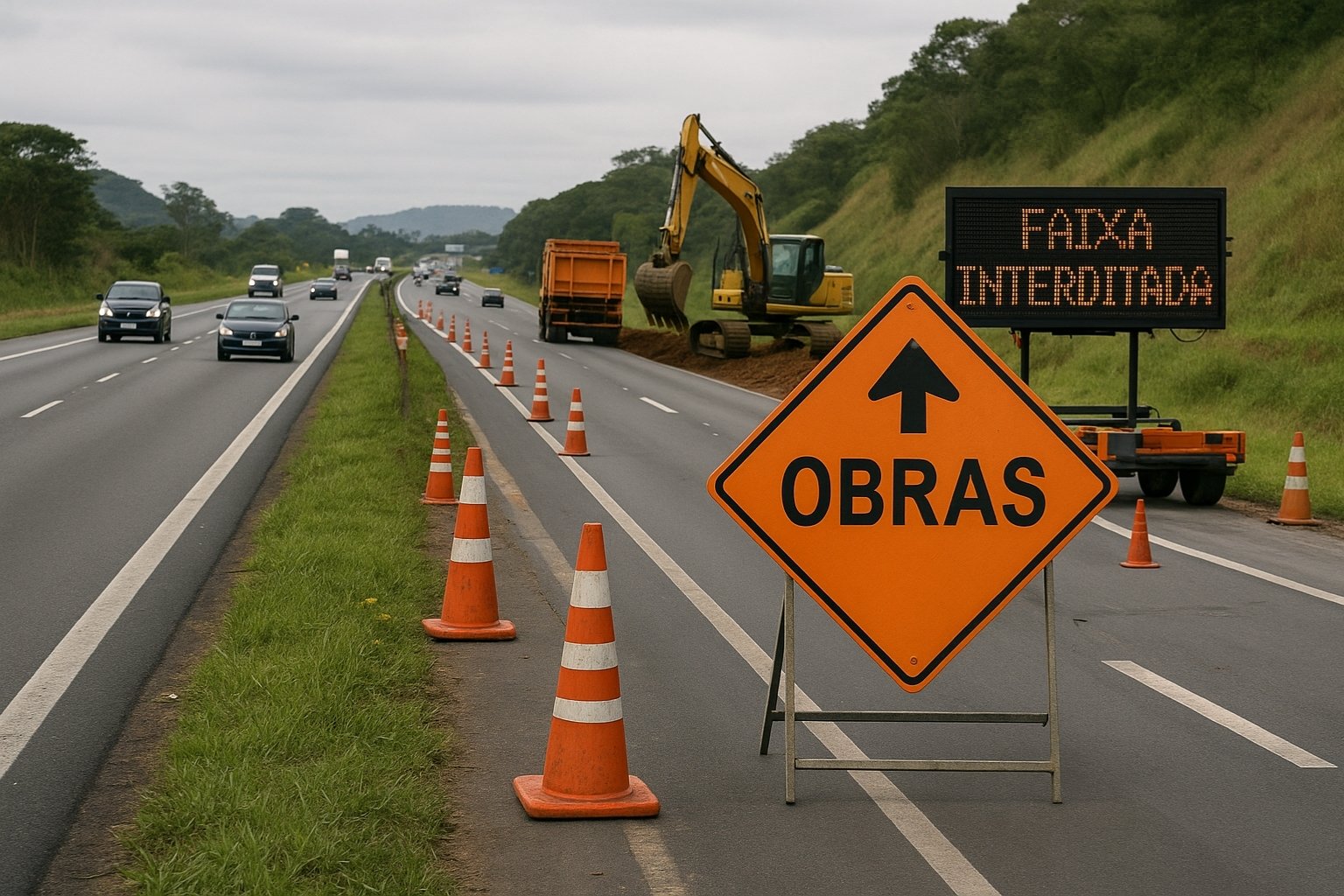 BR-040 tem serviços de manutenção programados pela EPR Via Mineira a partir desta segunda-feira