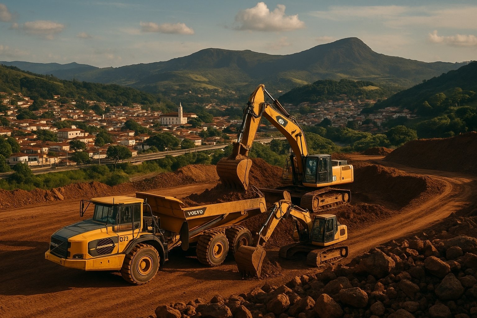 Empresa de construção recruta profissionais em Itabirito, MG
