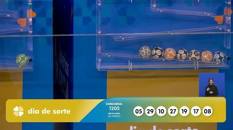 Resultado da Dia de Sorte 1205 de hoje, sábado (25/04/2026)