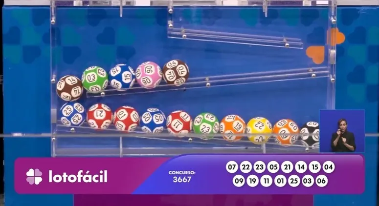 Resultado da Lotofácil 3667 de hoje, quarta-feira (22/04/2026)