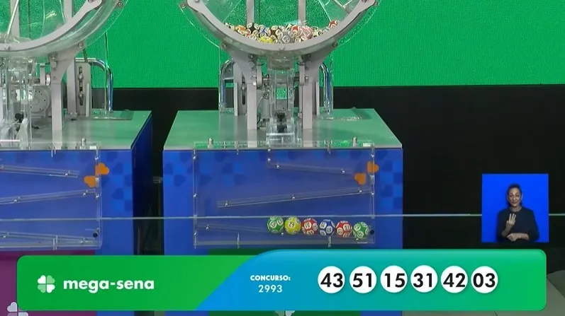 Concurso 2993 da Mega-Sena termina sem vencedor na faixa principal