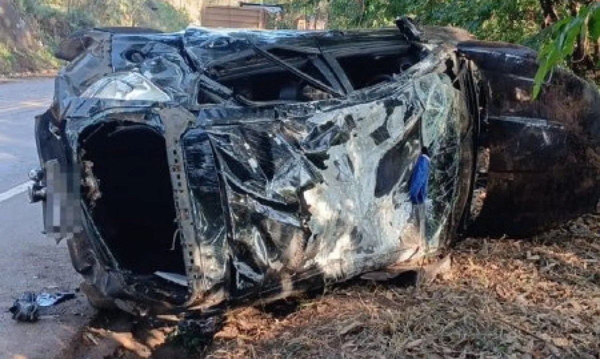 Fim de semana foi de mais um acidente grave na Serra da Santa em Itabirito