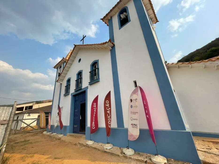 SementeIgreja histórica em Ouro Preto será reaberta após restauração completa