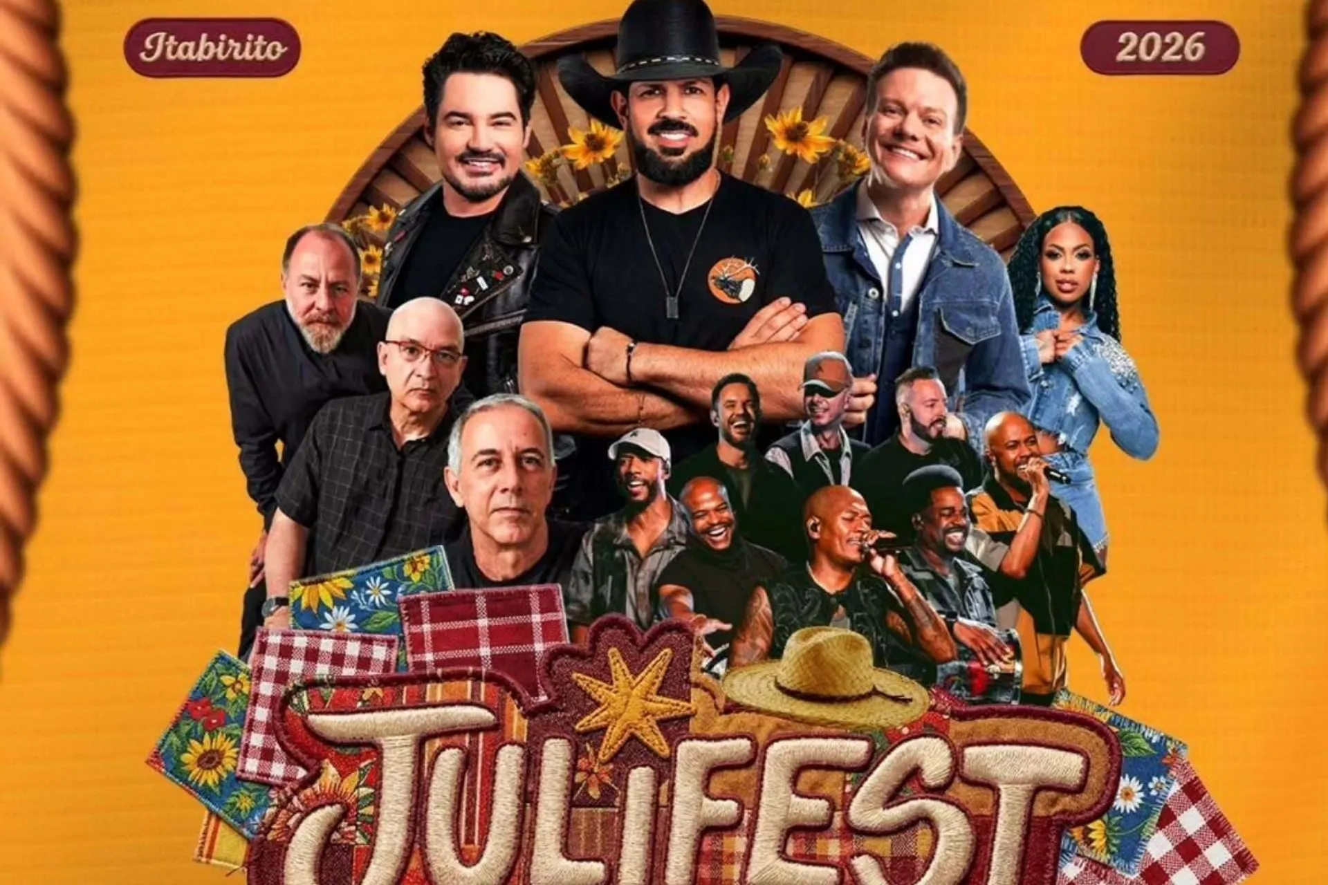 Julifest 2026 tem datas e atrações definidas em Itabirito; sábado será dedicado ao pagode