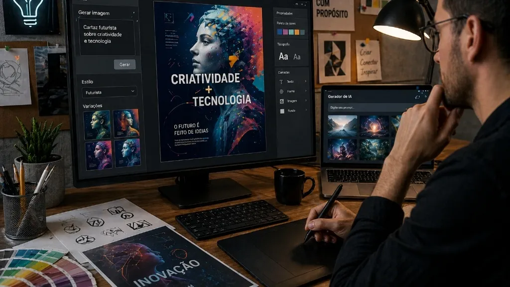 Como a Inteligência Artificial está transformando o design gráfico