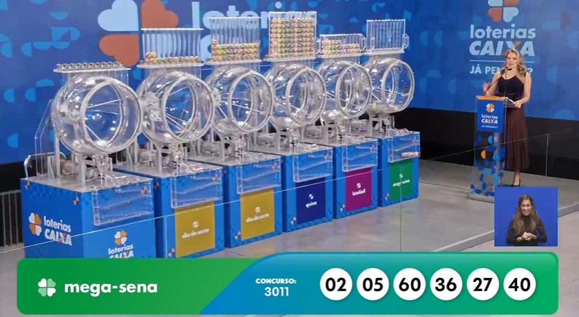 Resultado da Mega-Sena 3011 de hoje, terça-feira (26/05/2026)