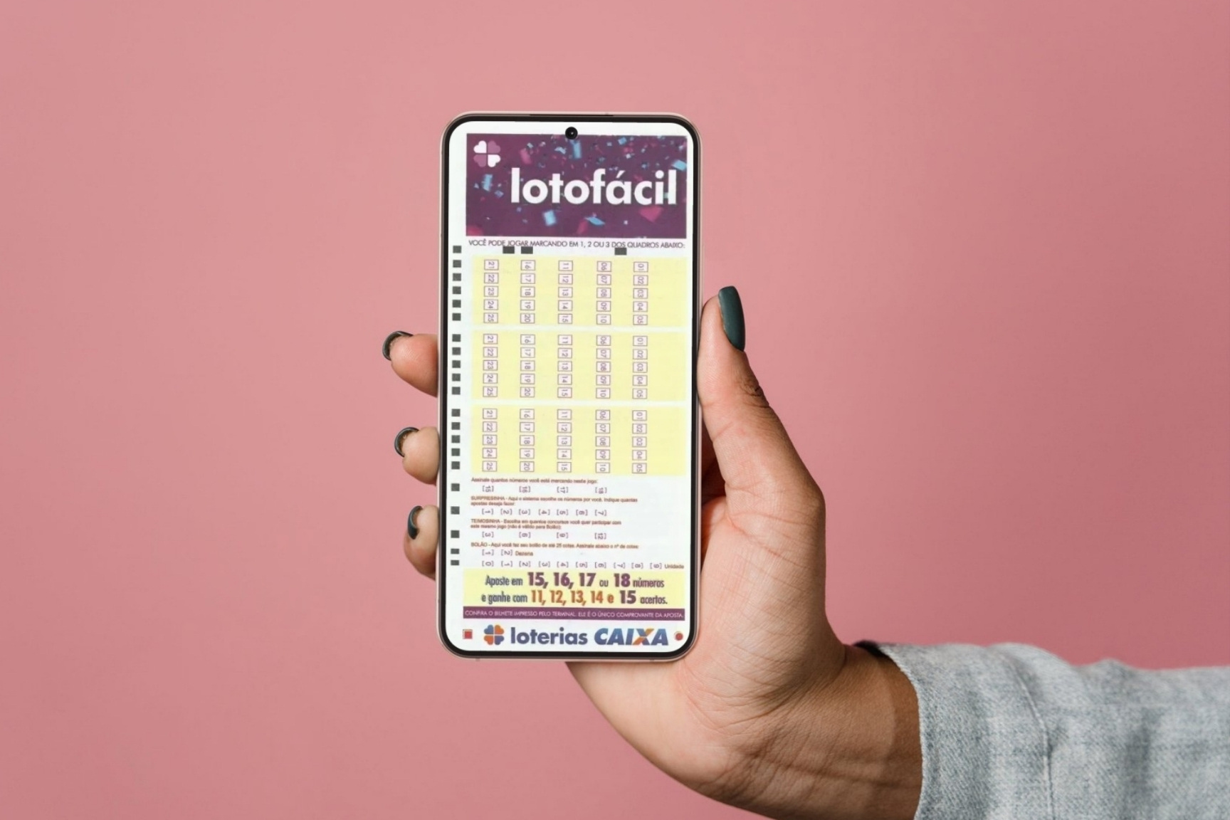 Resultado da Lotofácil 3747 de terça-feira (28/07/2026); prêmio é de R$ 15 milhões